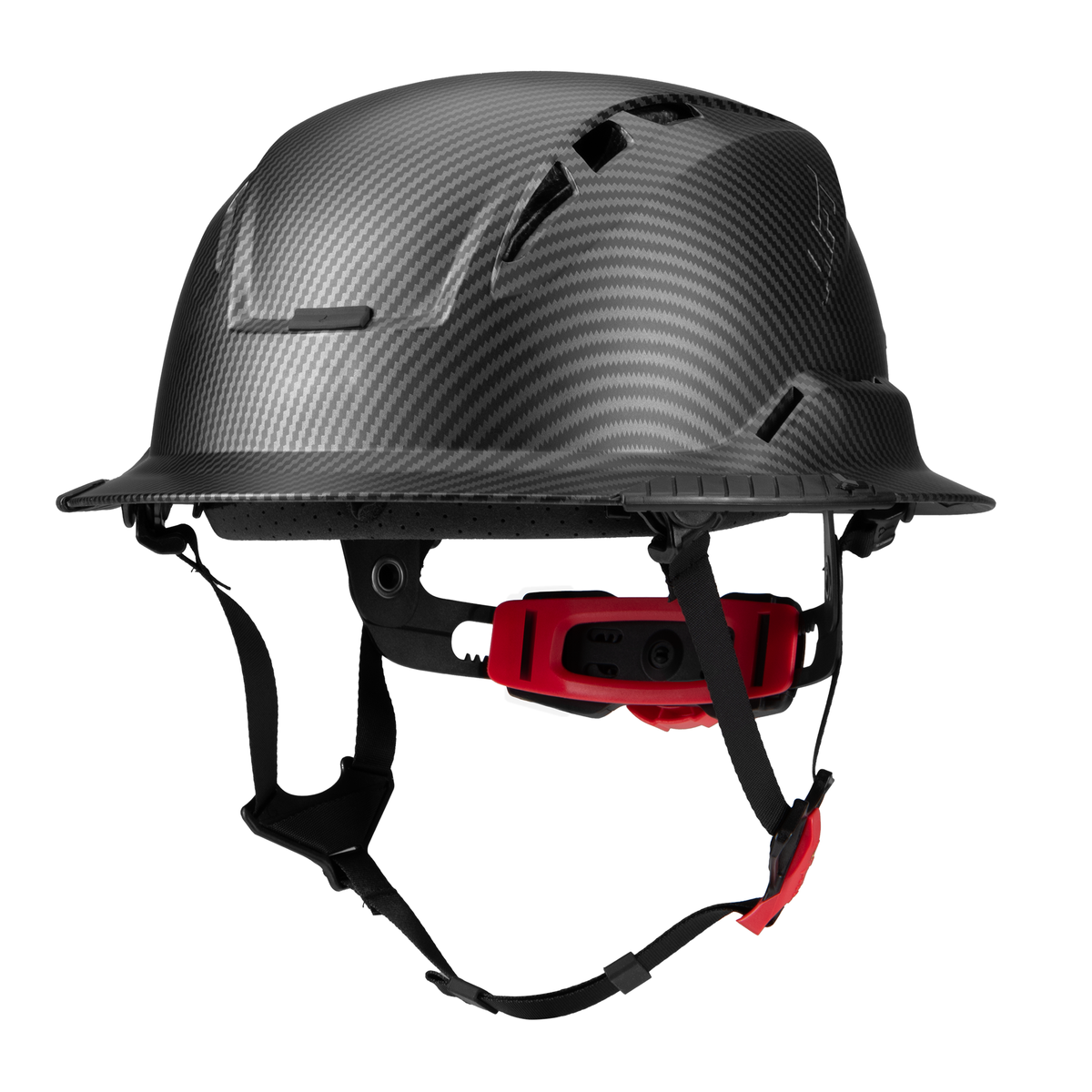 Lift Safety RADIX Type II Full Brim Vented Helmet with twiceme - Carbon Fiber - HRXF-25CKC2