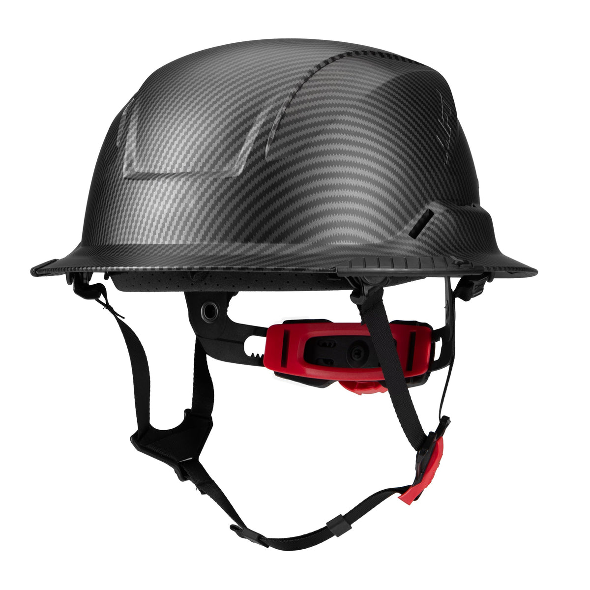 Lift Safety RADIX Type II Full Brim Non-Vented Helmet with twiceme - Carbon Fiber - HRXF-25CKE2