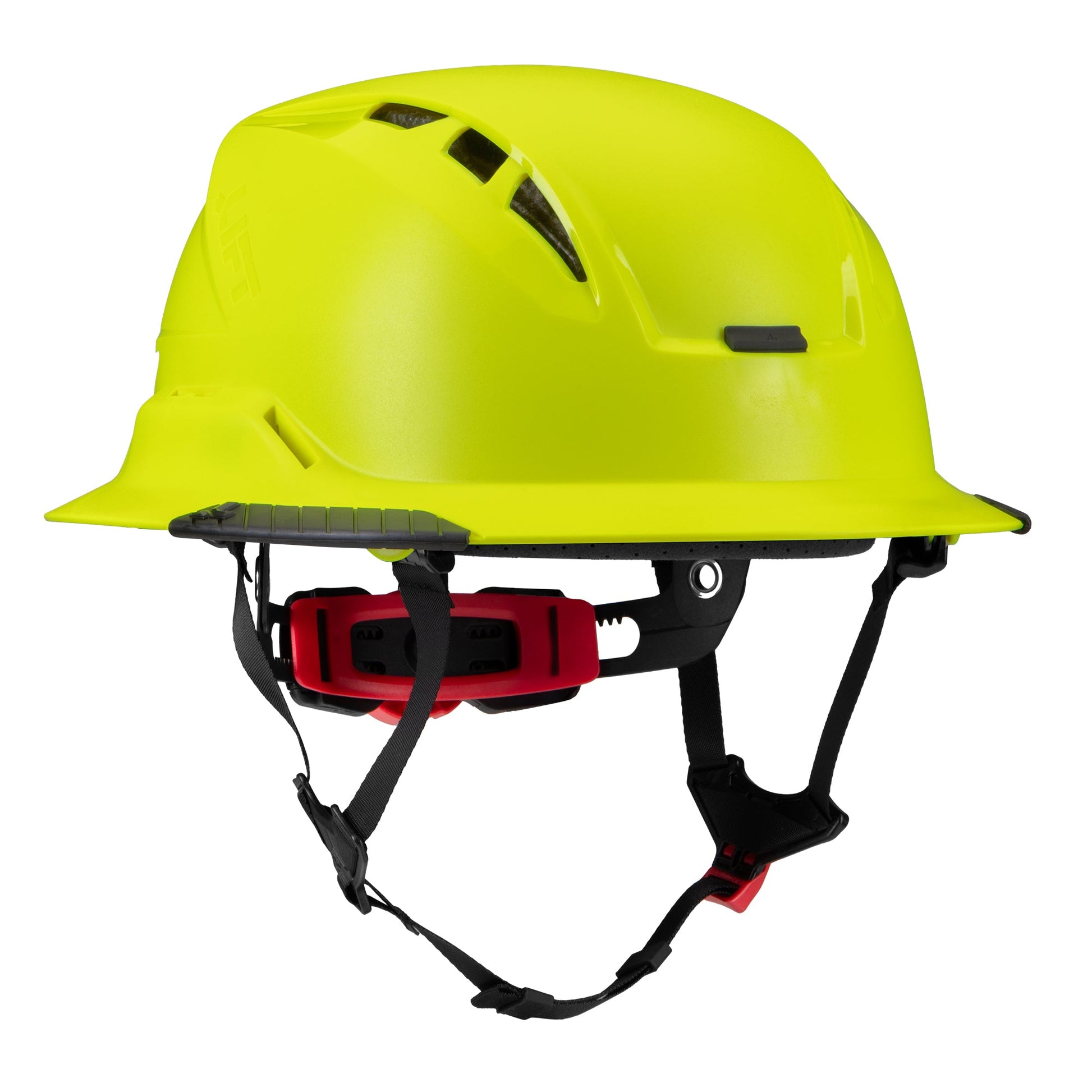 Lift Safety RADIX Type II Full Brim Vented Helmet with twiceme - Hi-Viz Yellow - HRXF-25HVC2