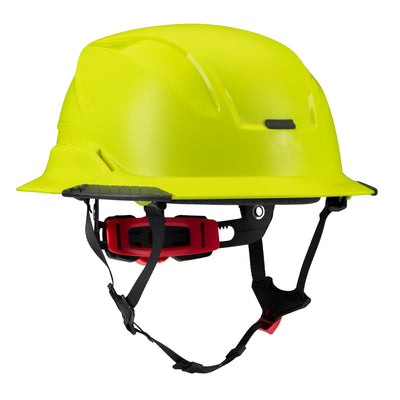 Lift Safety RADIX Type II Full Brim Non-Vented Helmet with twiceme - Hi-Viz Yellow - HRXF-25HVE2