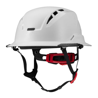Lift Safety RADIX Type II Full Brim Vented Helmet with twiceme - White - HRXF-25WC2