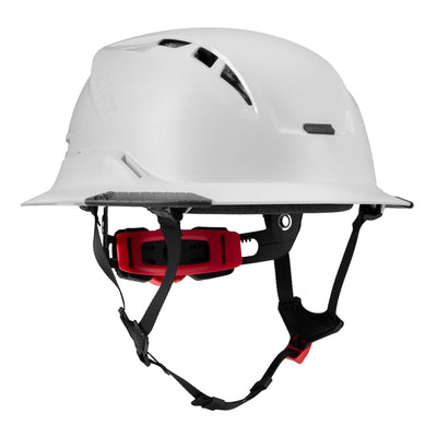 Lift Safety RADIX Type II Full Brim Vented Helmet with twiceme - White - HRXF-25WC2