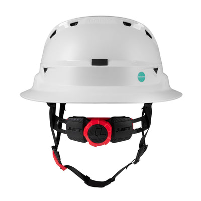 Lift Safety RADIX Type II Full Brim Vented Helmet with twiceme - White - HRXF-25WC2