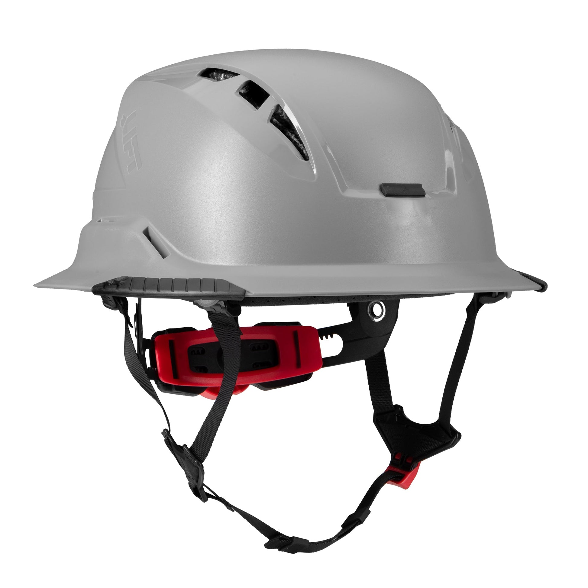 Lift Safety RADIX Type II Full Brim Vented Helmet with twiceme - Gray - HRXF-25YC2