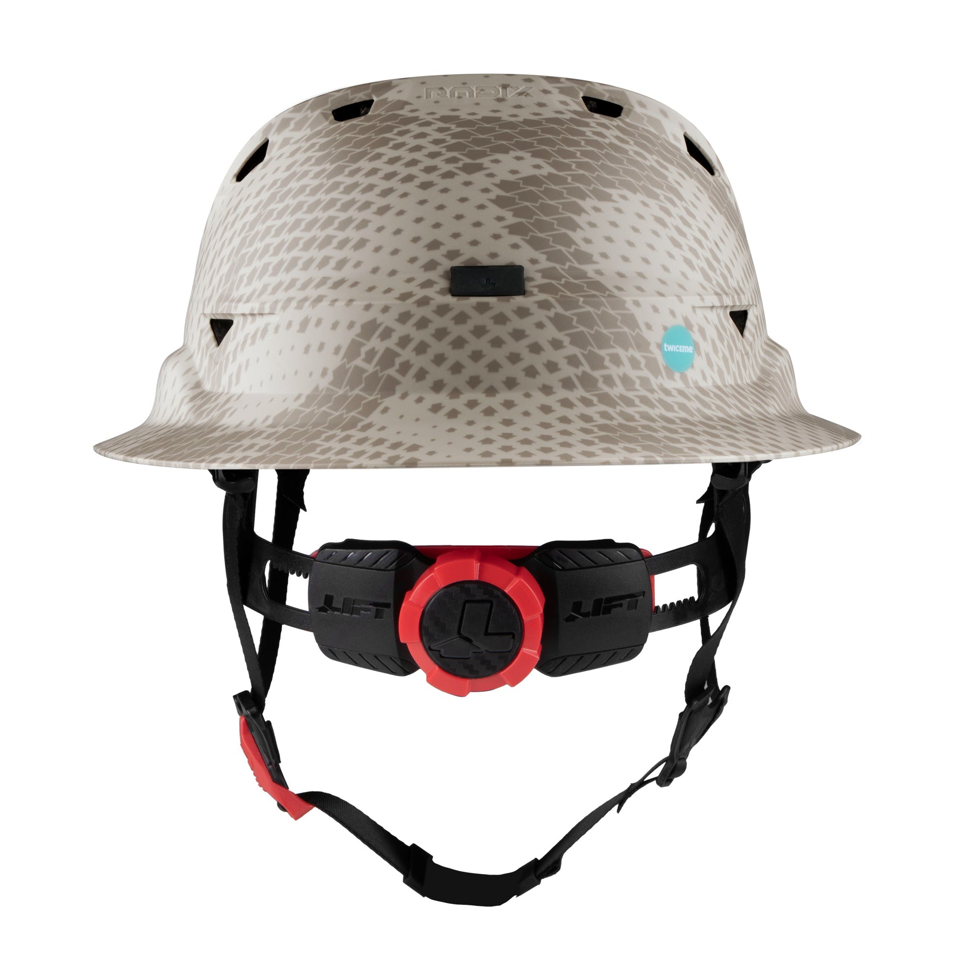 Lift Safety RADIX Type II Full Brim Vented Helmet with twiceme - Dust Arrow Camo - HRXF-26TCC2