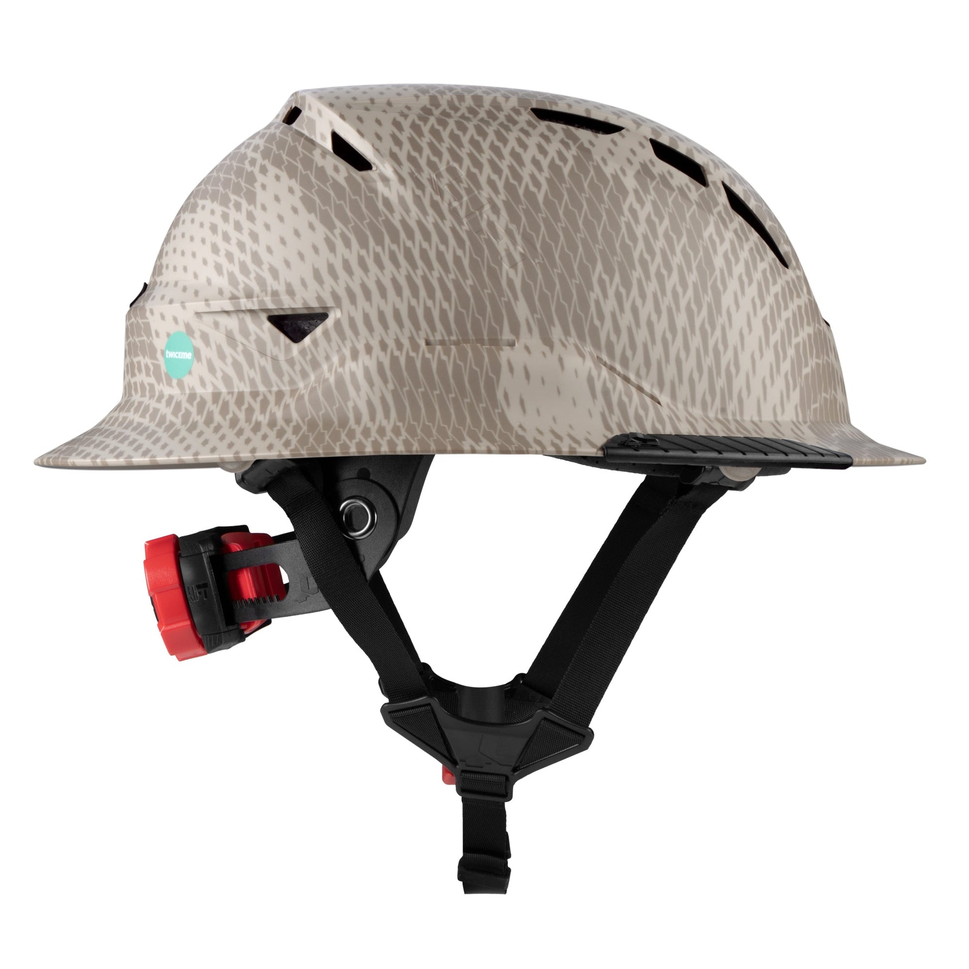 Lift Safety RADIX Type II Full Brim Vented Helmet with twiceme - Dust Arrow Camo - HRXF-26TCC2