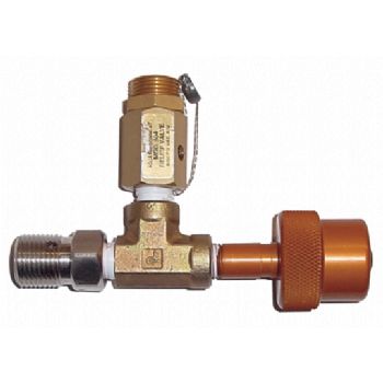 Air Systems Safety Fill Adapter CGA-347 to CGA-346 2000 PSI Relief Pressure HT-346RV
