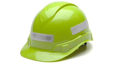 Pyramex Reflective Hard Hat Stickers Sticker White