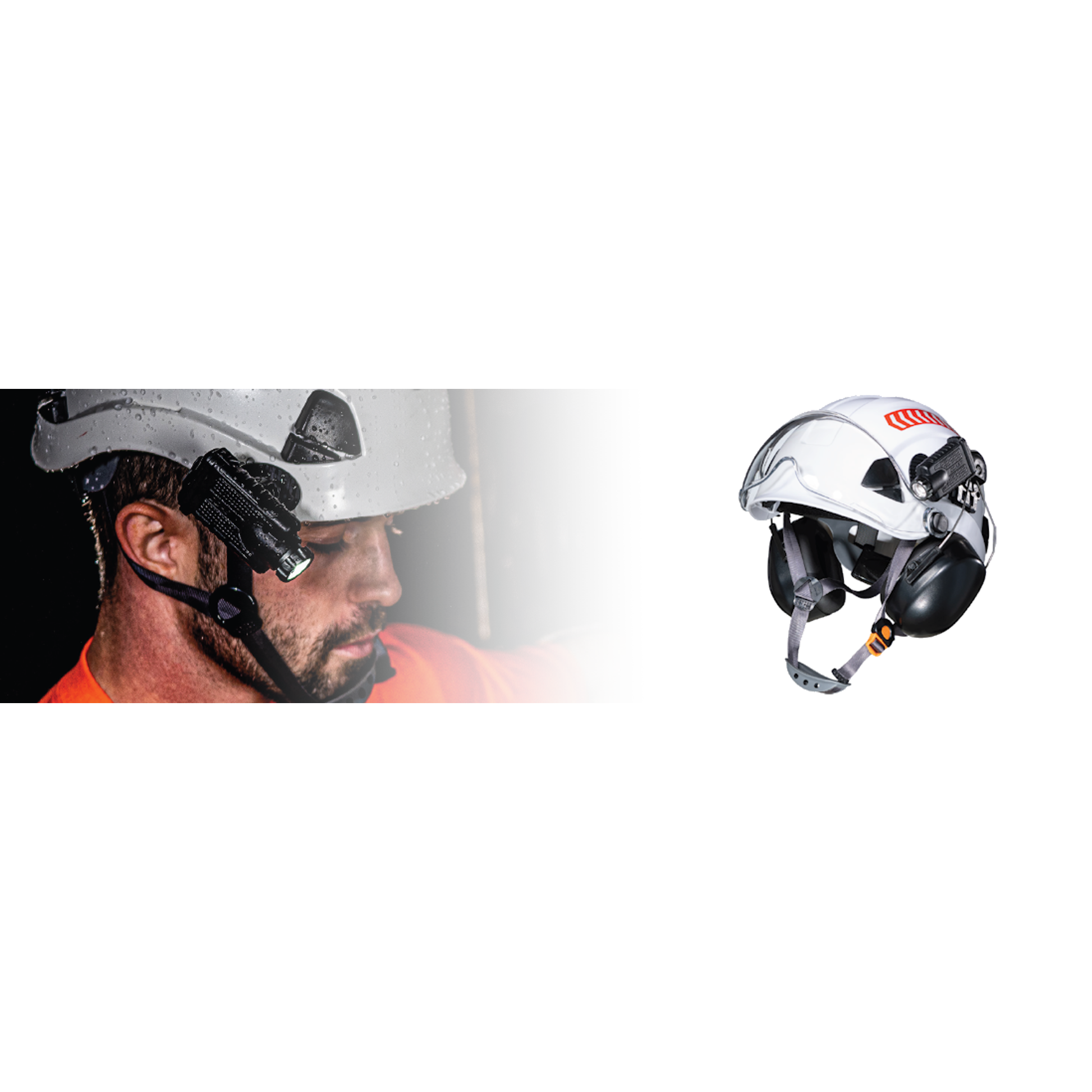 COAST 500 Lumen Helmet Mounted Flashlight for KASK - SHL2R