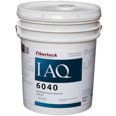 Fiberlock IAQ 6040 - Penetrating Mold Resistant Sealant - Violet - 5G -8363-5
