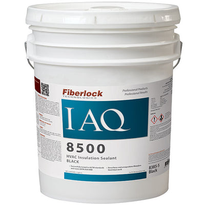Fiberlock IAQ 8500 - HVAC Insulation Sealer - Black - 5G - 8385-5