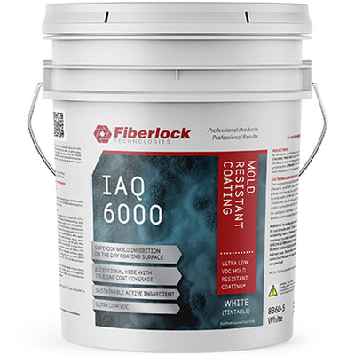 Fiberlock IAQ 6000 - Mold Resistant Coating - White - 5G -8360-5
