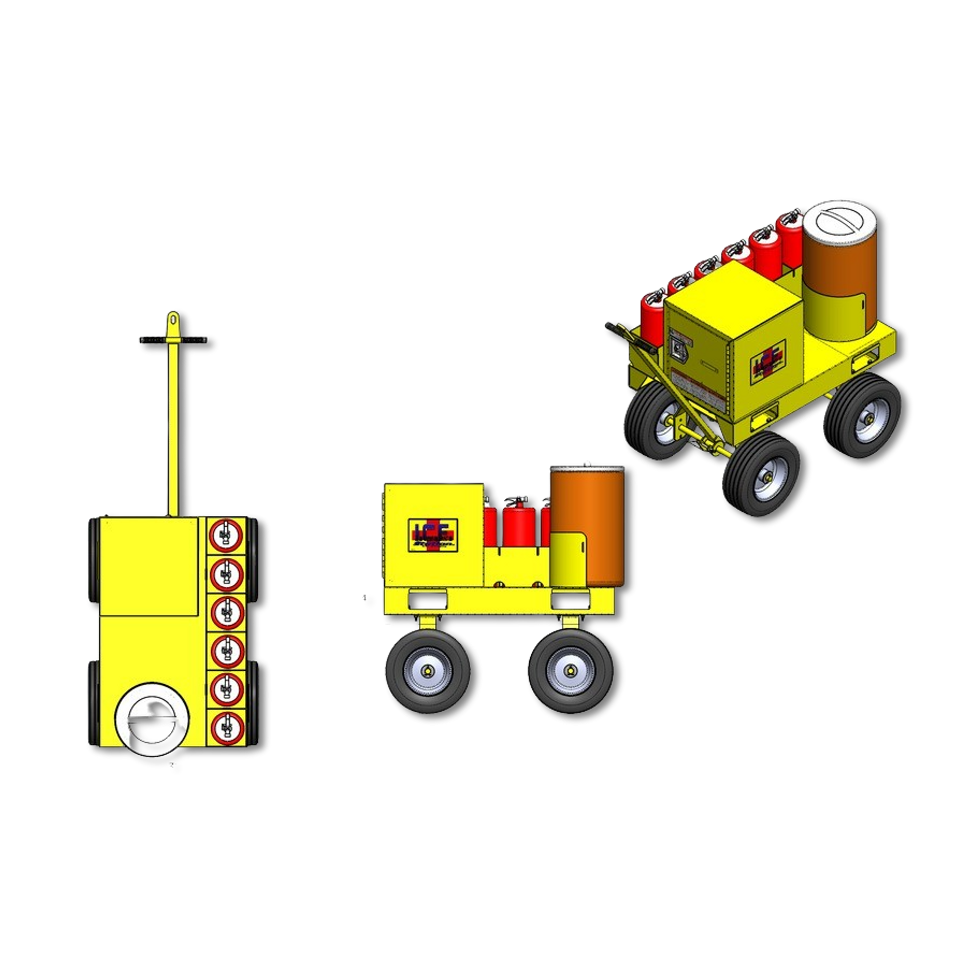 Leading Edge Safety The ICE Safety Cart - ICE-CE-000-12