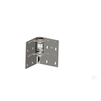 Xtirpa IN-2133 3" Int. Corner Wall Adapter 304 SST
