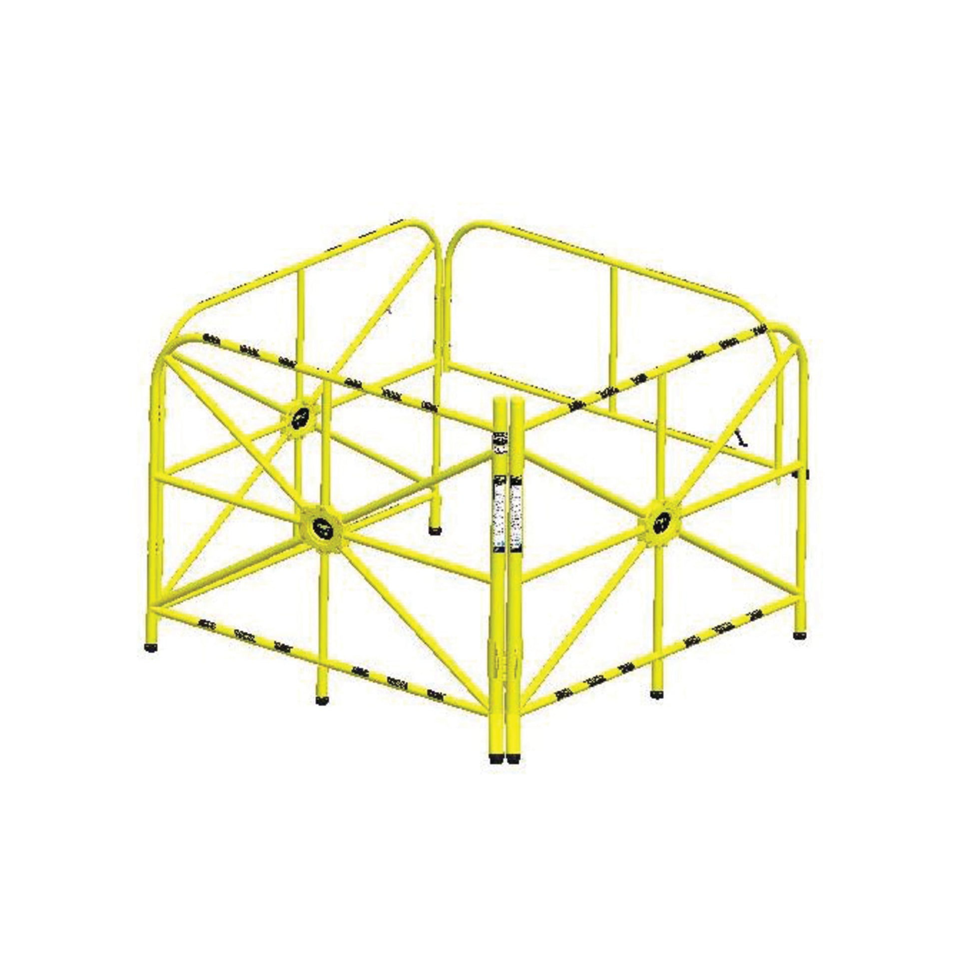 Xtirpa Large Manhole Guard Integrated Mast 42" IN-2324