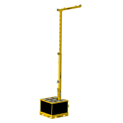 Xtirpa XLT 15' to 25' Davit Arm System w/ Mobile Concrete Base