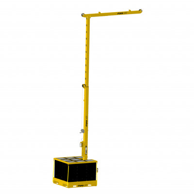 Xtirpa XLT 15' to 25' Davit Arm System w/ Mobile Concrete Base
