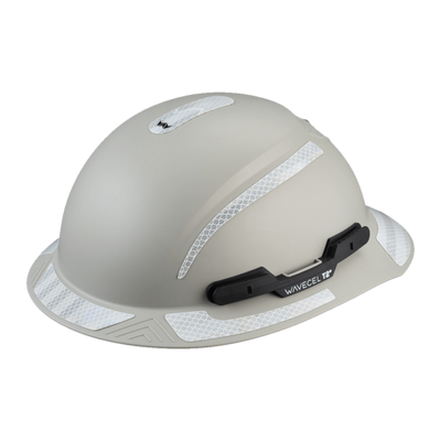 Hardknock Reflective Diamond Grade Sticker Kit for Resolve Full Brim Helmet - White - 10 Pack - 810-0-105-10