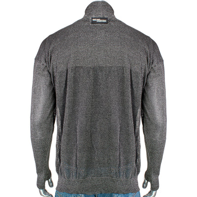 Kut Gard ATA PreventWear Blended Cut Resistant Jacket w/Mesh Back & Thumb Holes - Dark Gray - 1/EA - J145SP-4CM-TH