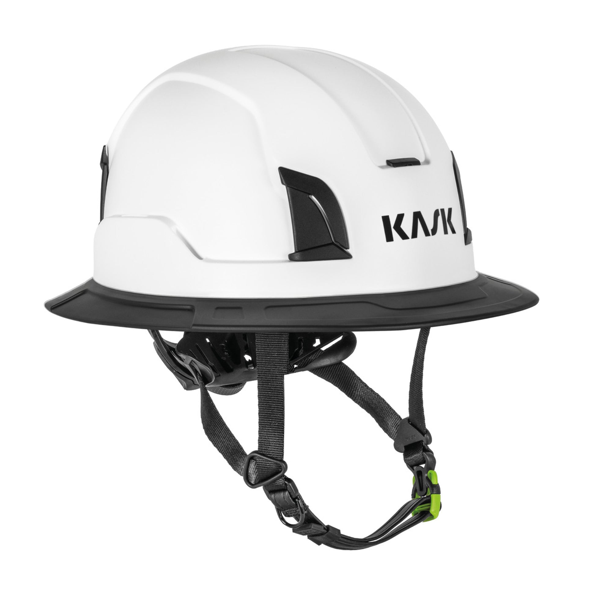 Kask Zenith X2 Full Brim Type I & Type II Class E Non-Vented White/Black Safety Helmet - WHE00146-216