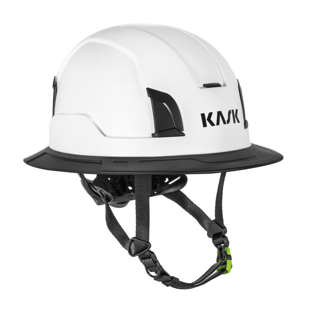 Kask Zenith X2 Full Brim Type I & Type II Class E Non-Vented White/Black Safety Helmet - WHE00146-216