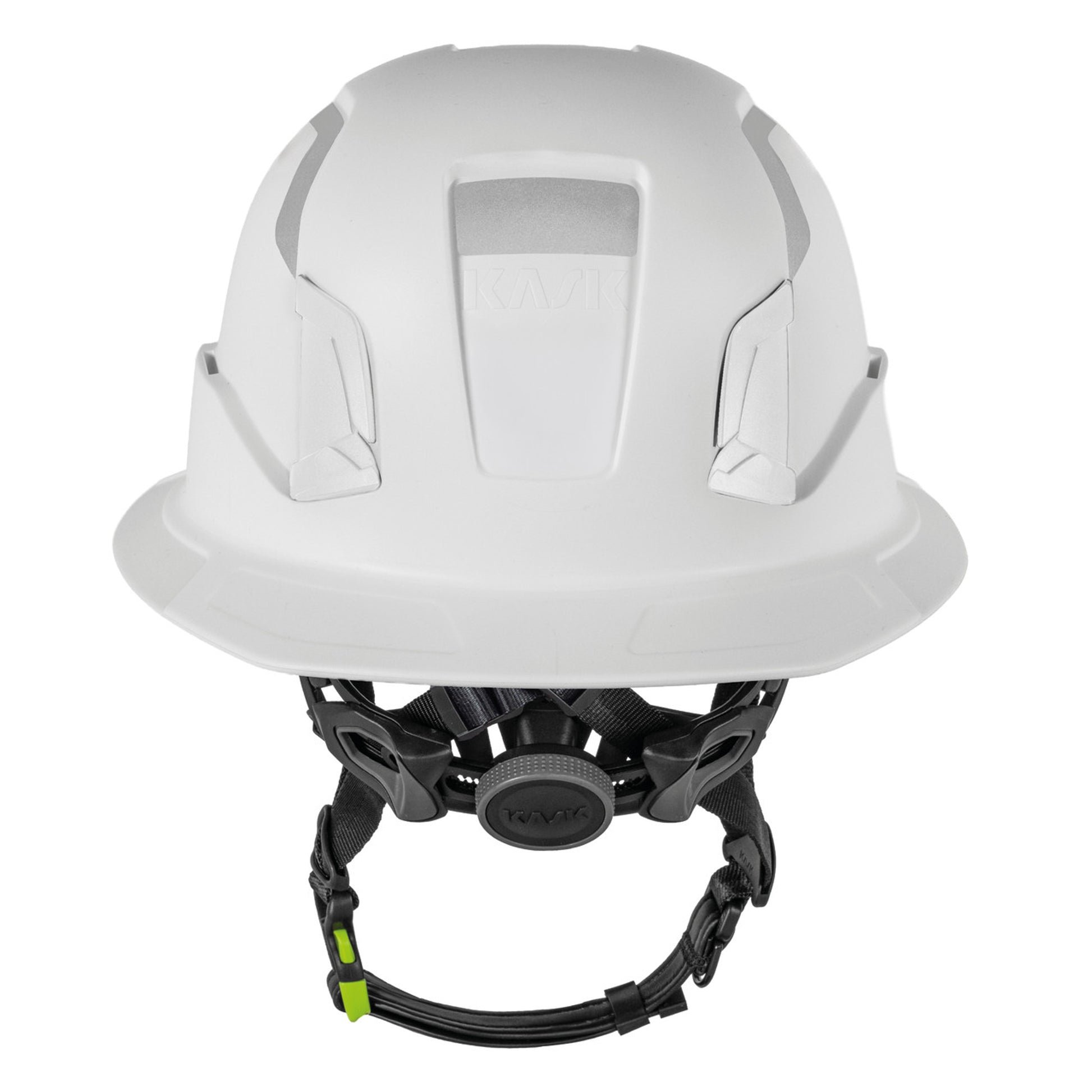 Kask Zenith X2 Hi-Viz Full Brim Type I & Type II Class E Non-Vented White Safety Helmet - WHE00147-760