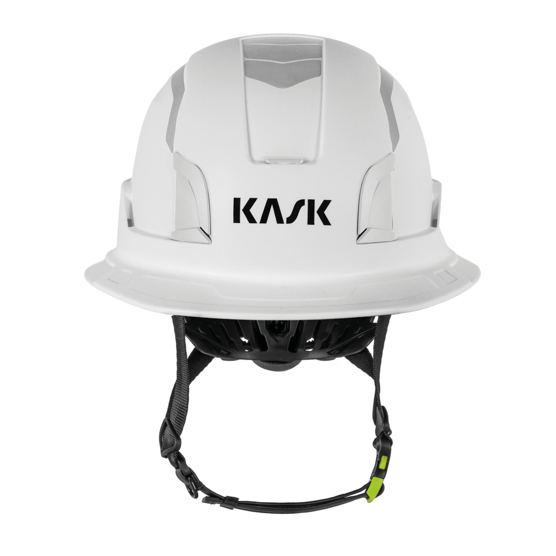 Kask Zenith X2 Hi-Viz Full Brim Type I & Type II Class E Non-Vented White Safety Helmet - WHE00147-760