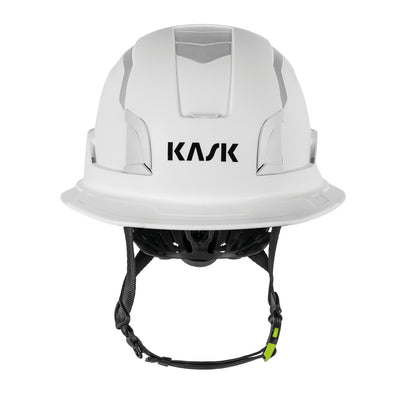 Kask Zenith X2 Hi-Viz Full Brim Type I & Type II Class E Non-Vented White Safety Helmet - WHE00147-760