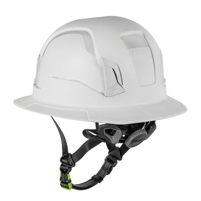 Kask Zenith X2 Hi-Viz Full Brim Type I & Type II Class E Non-Vented White Safety Helmet - WHE00147-760