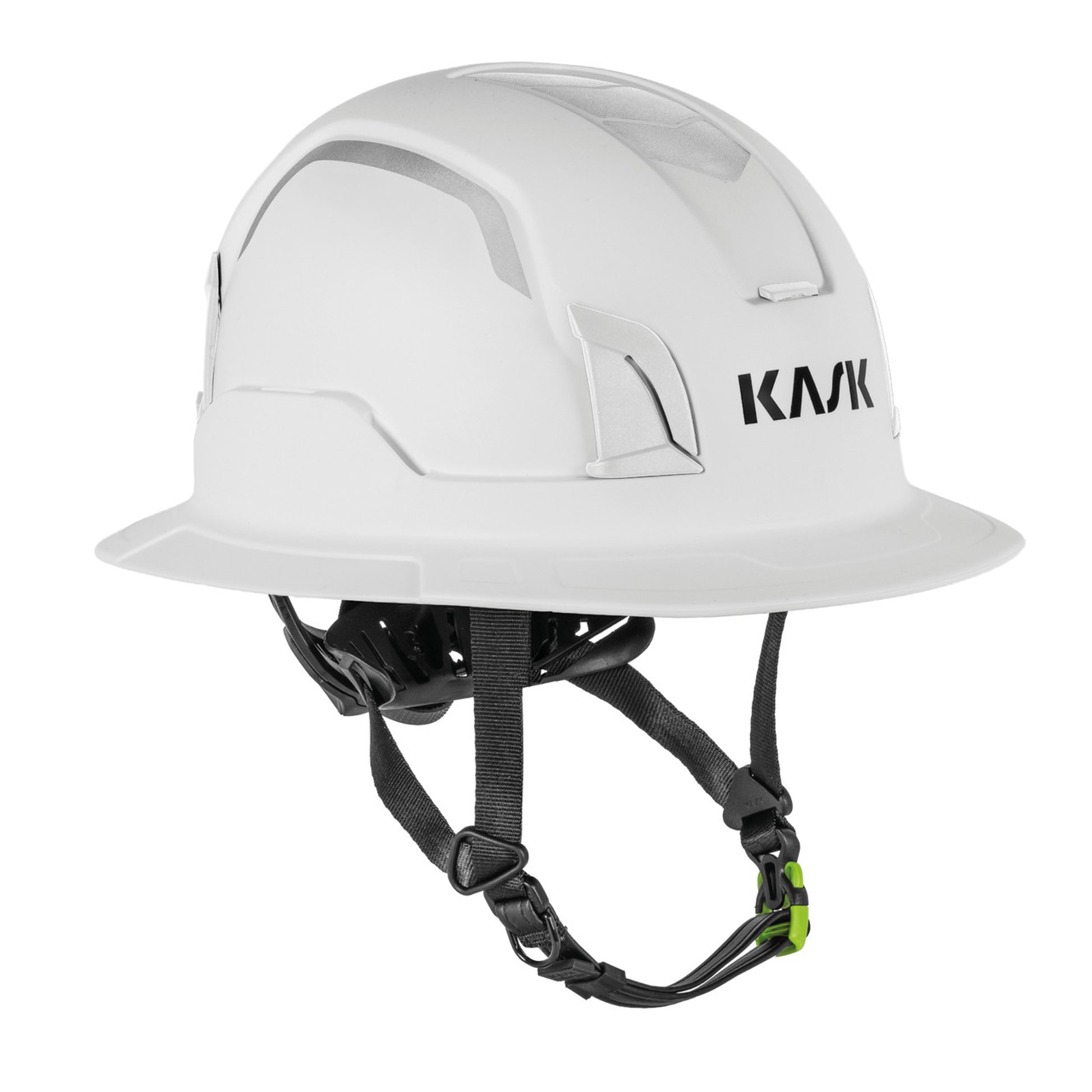 Kask Zenith X2 Hi-Viz Full Brim Type I & Type II Class E Non-Vented White Safety Helmet - WHE00147-760