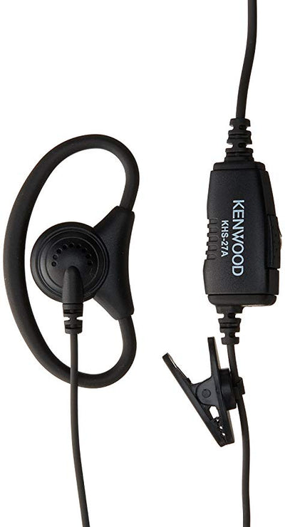 Kenwood "D-ring" style headset NX series radios - KHS-27