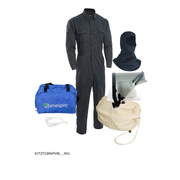 Enespro TECGEN FR 8 cal Coverall Arc Flash Kit with Balaclava- No Gloves - KIT2TC8 PVB NG