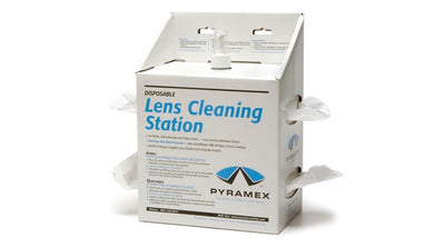 Pyramex Lens Cleaner Cleaning Station W/16 Oz Cleaning Solution/1200 Tissues