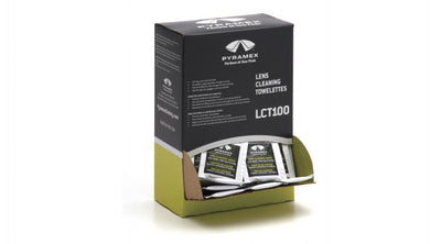 Pyramex Lens Cleaner 100 Individually Packaged Cleaning Towelettes