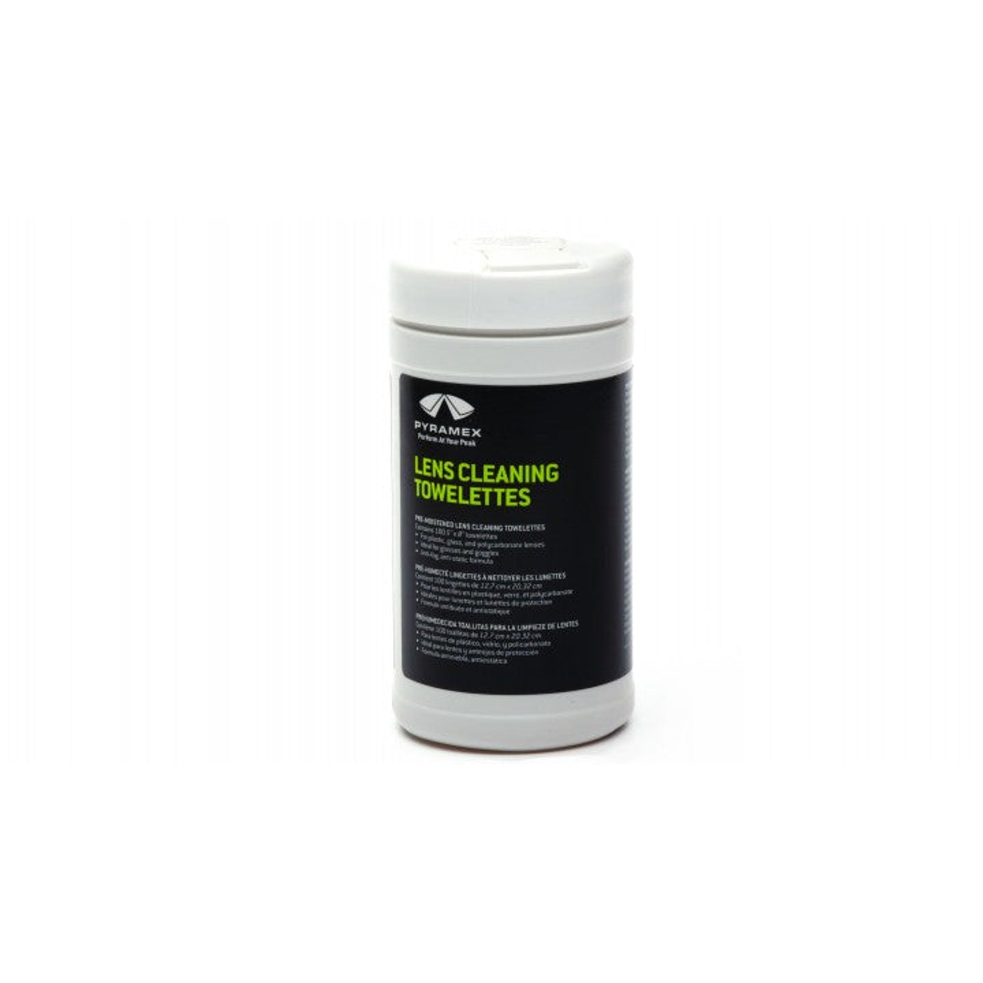 Pyramex - Lens Cleaner - Canister with 100 lens cleaning tissues - 1/Each