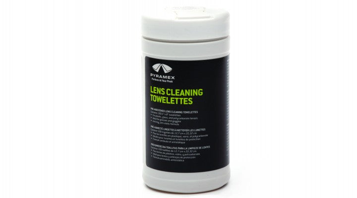 Pyramex - Lens Cleaner - Canister with 100 lens cleaning tissues - 1/Each
