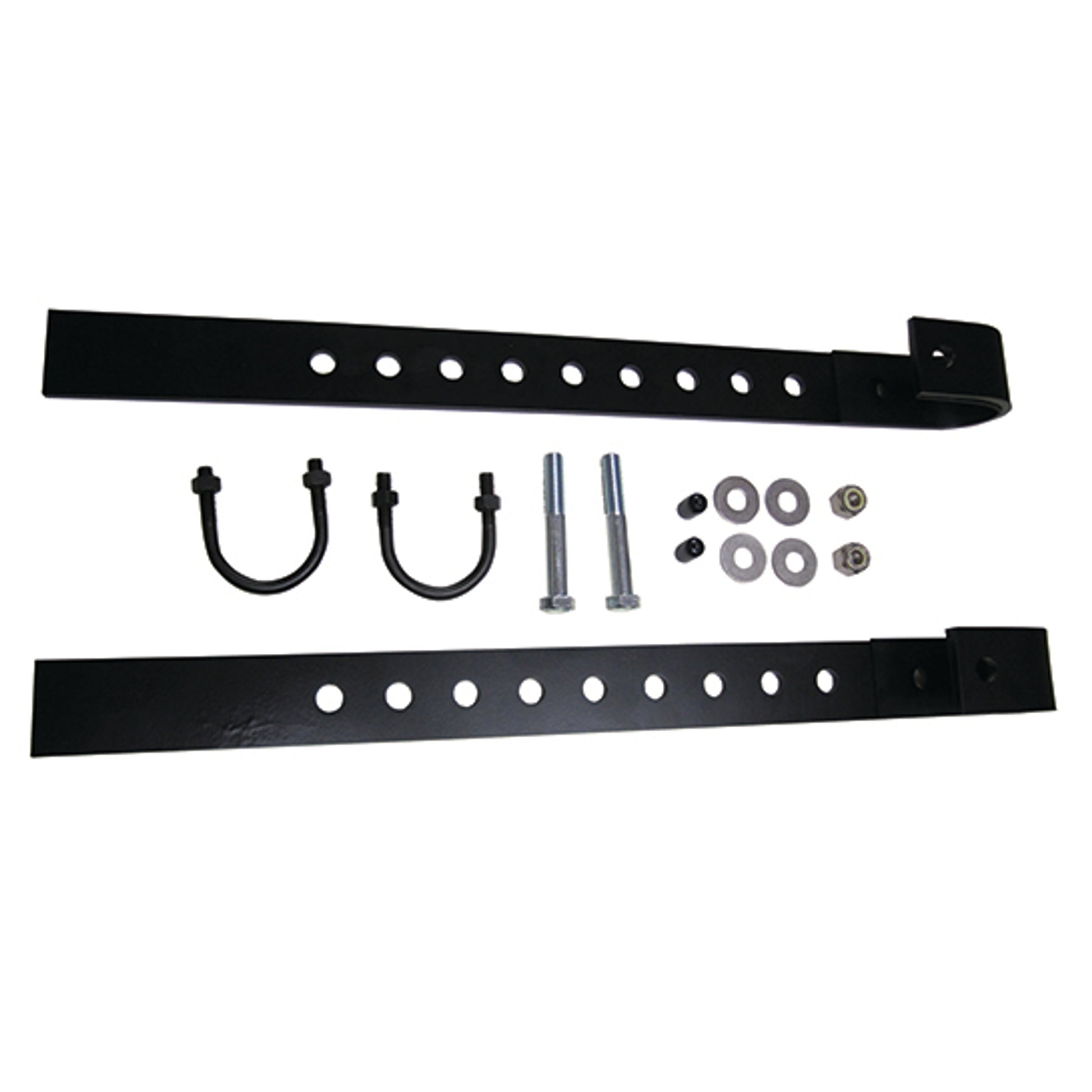 Vehicle Id Light - Lighted Unit Number Sign Mounting Kit - Includes: J-Style Plates - U-Bolts & Mntg Hdwe - LUNMK-RAIL