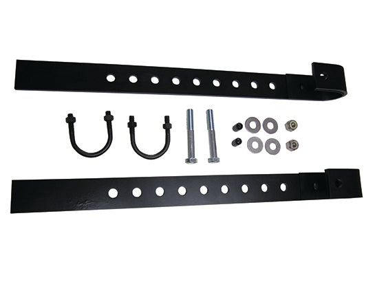 Vehicle Id Light - Lighted Unit Number Sign Mounting Kit - Includes: J-Style Plates - U-Bolts & Mntg Hdwe - LUNMK-RAIL