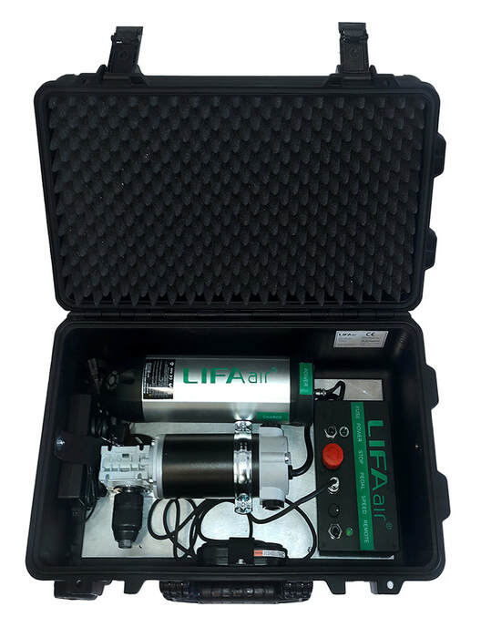 LIFA Air Special Cleaner 2 Battery Operated HVAC Brushing Machine