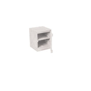 Eagle Quik-Assembly Bench Top Poly Acid and Corrosive Safety Cabinet - 4 Gallon - 2 Shelves - Blue - M04CRA