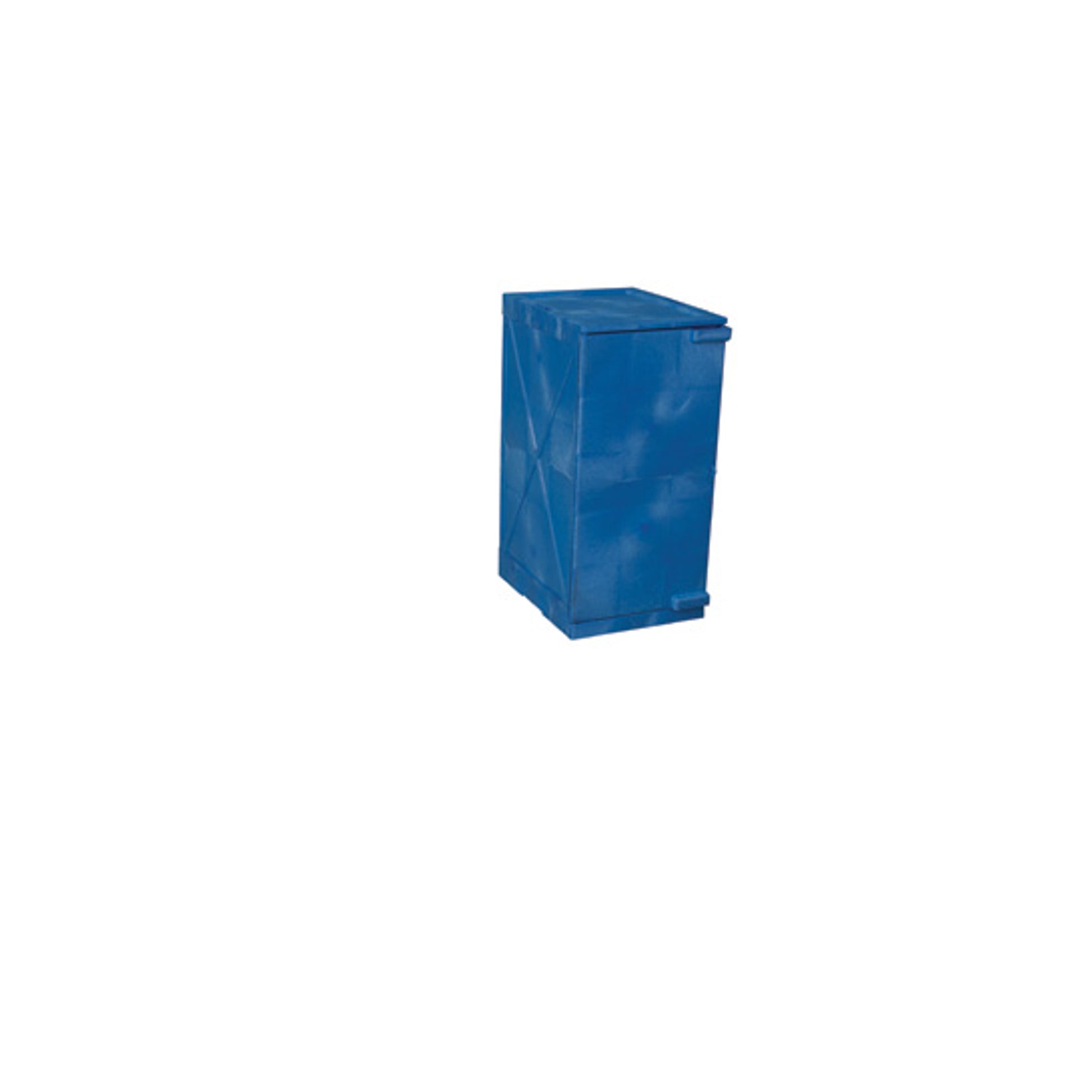 Eagle Quik-Assembly Modular Poly Acid and Corrosive Cabinet - 12 Gallon - 2 Shelves - Blue - M12CRA
