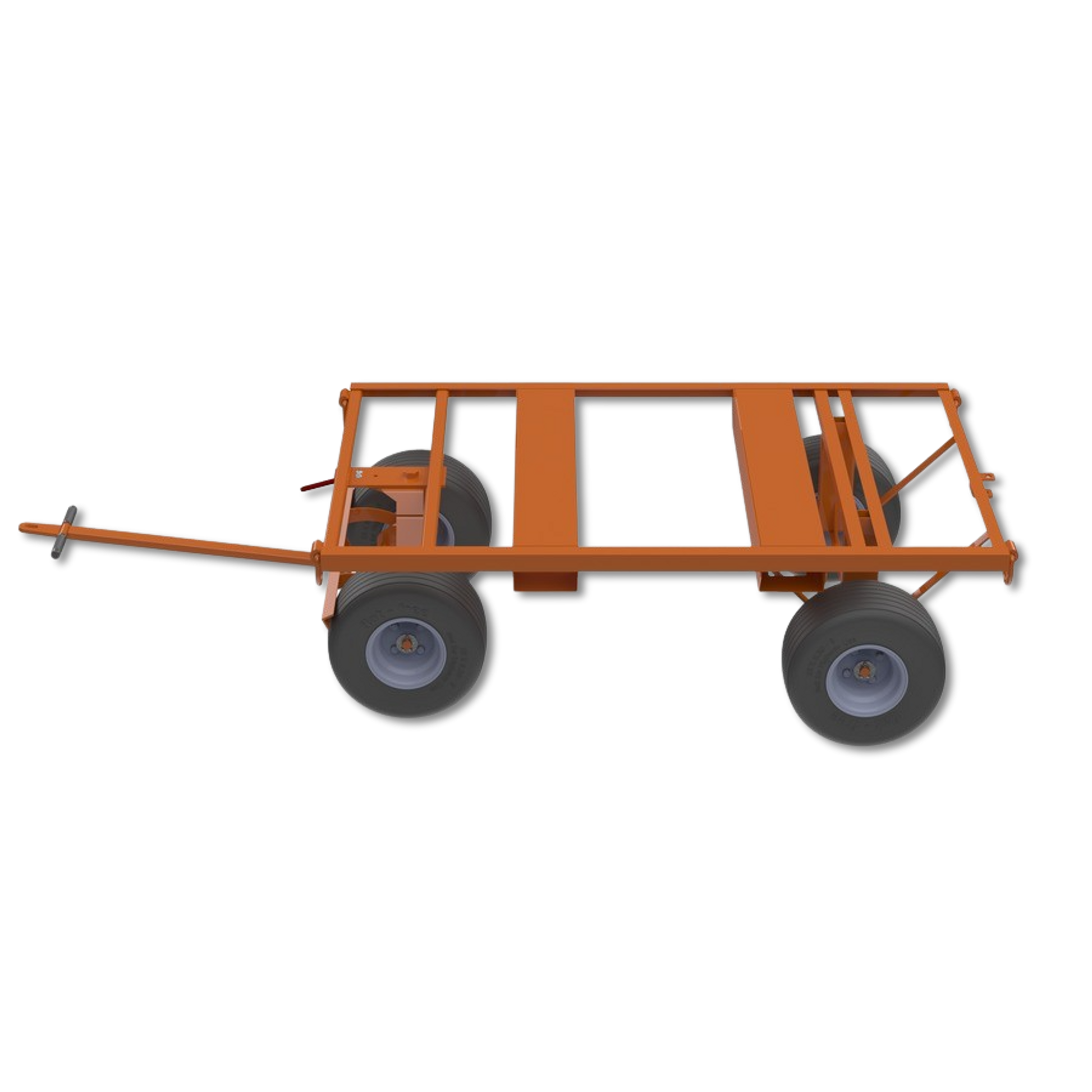 Leading Edge Safety Heavy Duty Flat Material Cart - MC-000-48-15-ASM