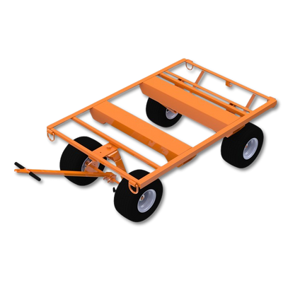 Leading Edge Safety Heavy Duty Flat Material Cart - MC-000-48-15-ASM