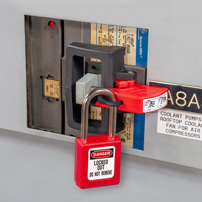 Masterlock Grip Tight Plus Circuit Breaker Lockout Device Oversized Handle Circuit Breakers (480/600 V) - S3823