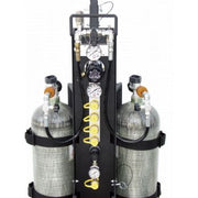 Air Systems MULTI-PAK 2 Cylinder Rescue Cart 4500 PSI 4 Outlets MP-4R