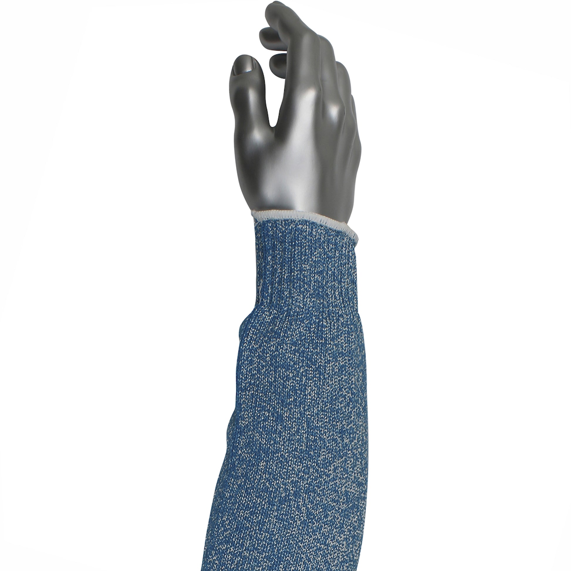 Claw Cover Single-Ply HPPE / Steel Blended Sleeve w/Antimicrobial Fibers - Blue - 100/EA - 330-PIP-MS-1097-22