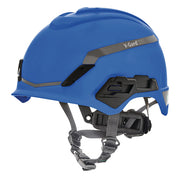 MSA V-Gard H1 Safety Helmet - Tri-Vent - Blue - Fas-Trac III Suspension - 10194793