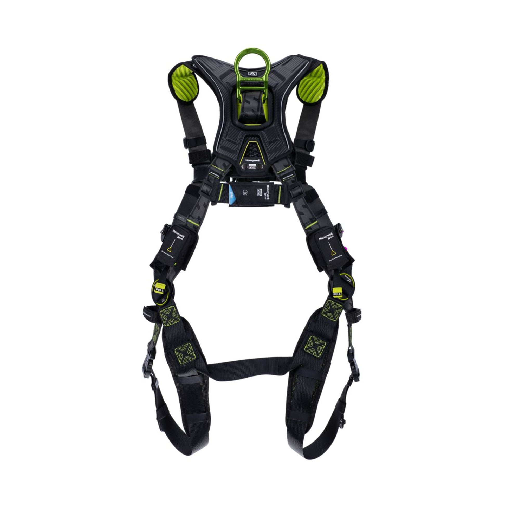 Miller H700 Industry Comfort 2 Point Harness w/ QC Leg Buckles and QC Chest Buckles H7IC2A3 - Size XXL
