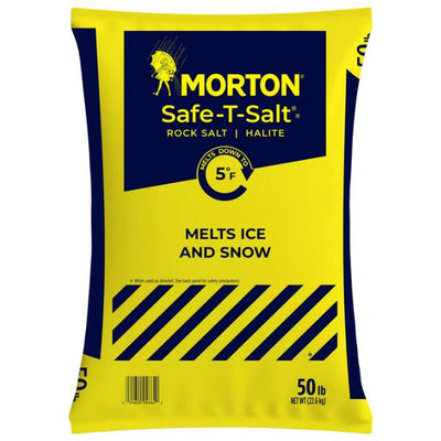 Morton's 50lbs Sodium Chloride Ice Melt Pellets - 1/Bag
