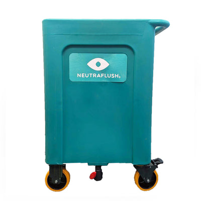 AERO NeutraFlush Rolling drain cart stand for 16 Gal Eyewash Station - NFSCART01